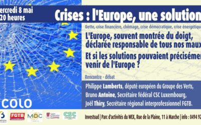 « Crises : l’Europe, une solution  ? »
