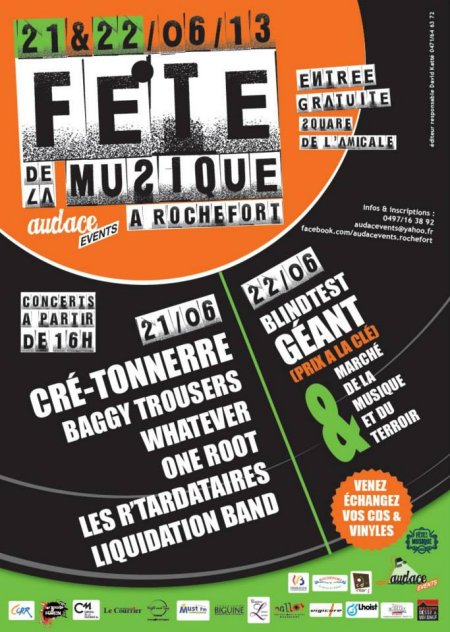 Fête de la Musique à Rochefort