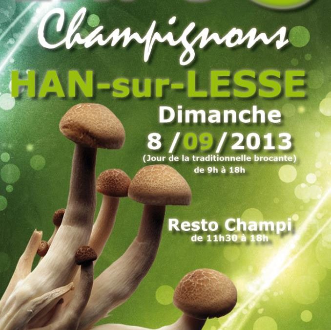 Expo champignons à Han-sur-Lesse