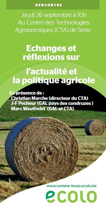 Echanges et réflexions sur l’actualité et la politique agricole