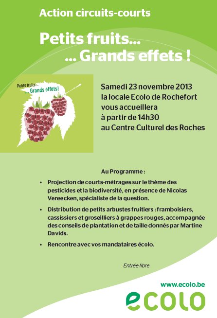 PETITS FRUITS – GRANDS EFFETS