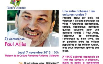 Une autre richesse : les cultures rurales ?