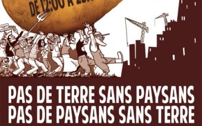 Pas de terre sans paysans ! Pas de paysans sans terre !